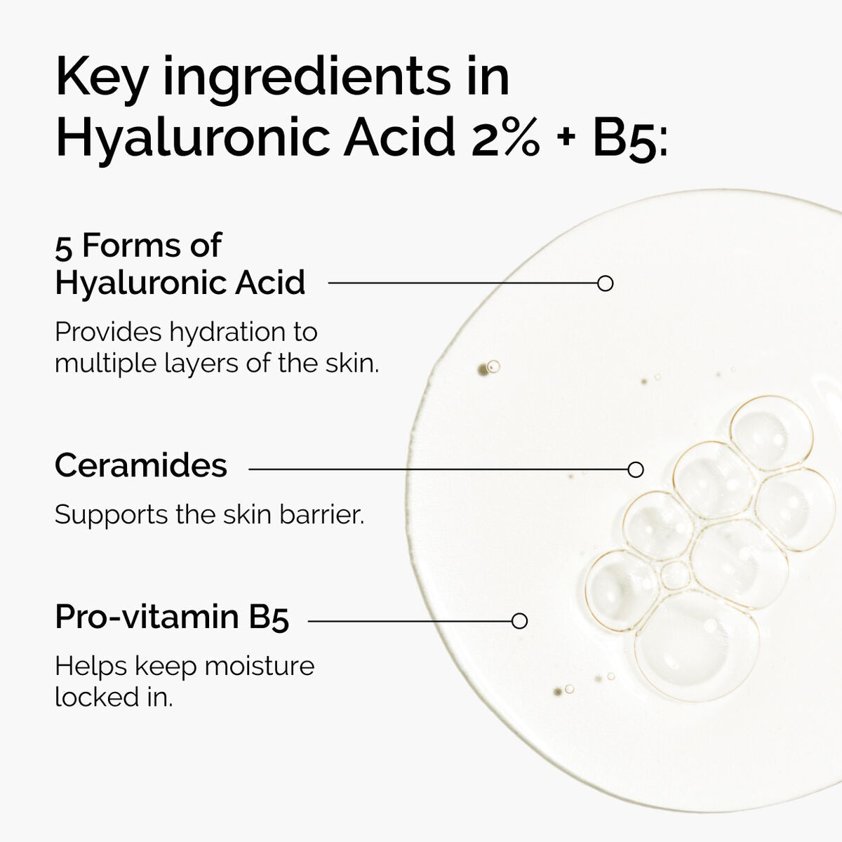 The Ordinary Hyaluronic Acid 2% + B5 (with Ceramides), Multi-Depth Hydration Serum for Plumper, Smoother Skin(Pack of 2)